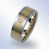 Edelstalen trouwringen & 18K Goud. 7622/S70