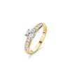 Solitaire ring 1154BZI