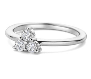 Silver Rose ring R2563LA