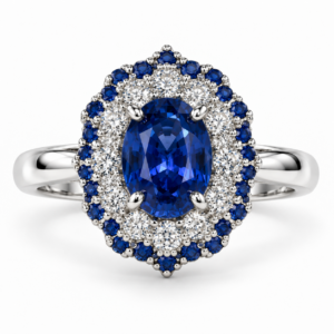 RX12321SA Ring Diamanten-saffieren